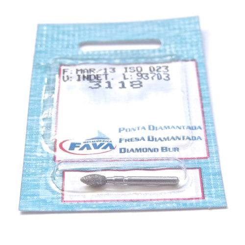 Ponta Diamantada Chama FG - Fava - Dental Access