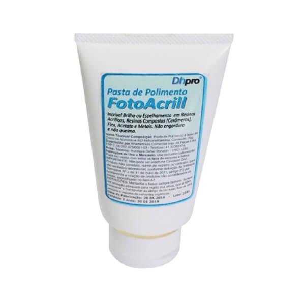 Pasta Branca para Polimento Líquida Fotoacrill 70G PFA70 - Dhpro - Dental Access