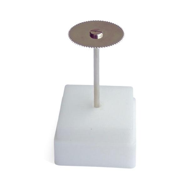 Disco Serrilhado em Aço Inox DSA e Mandril A2 - Dhpro - Dental Access