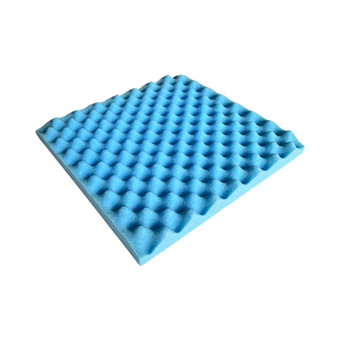 Almofada Quadrada Caixa-de-Ovo em Espuma Azul - Dilepé - Dental Access