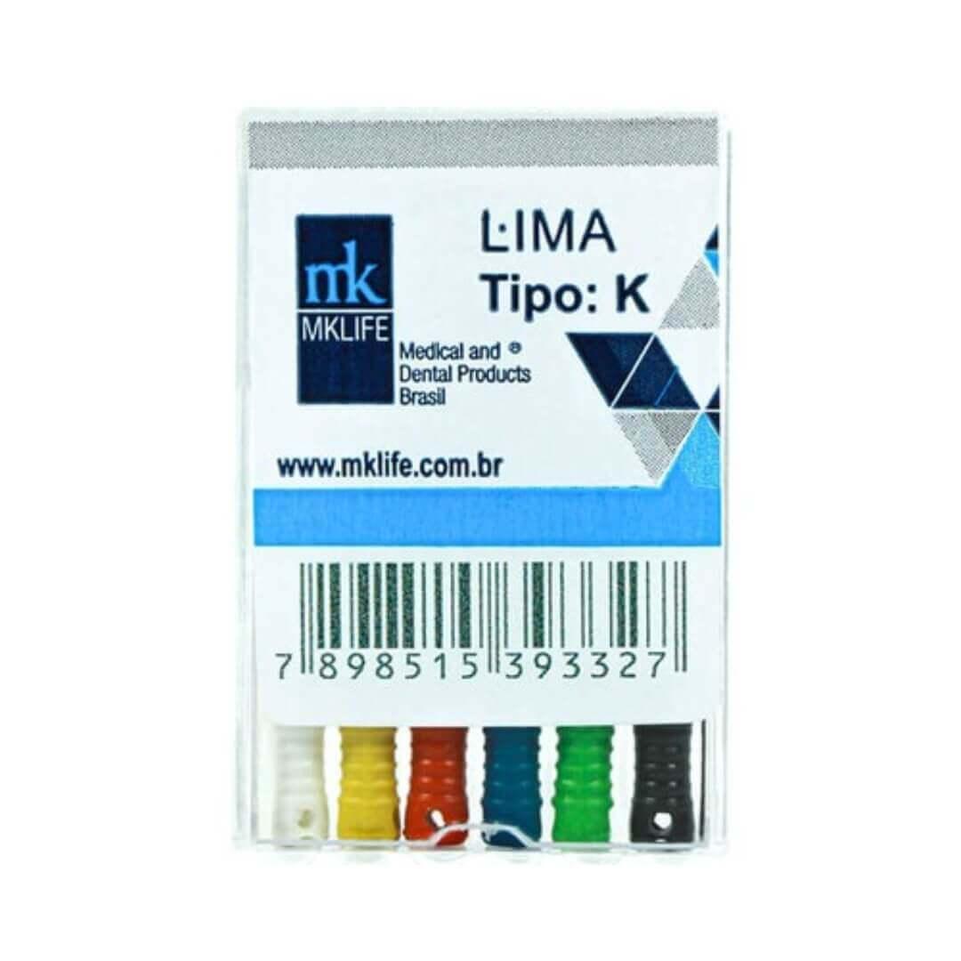 Lima Tipo K 31mm Caixa com 6 Unidades - MK Life