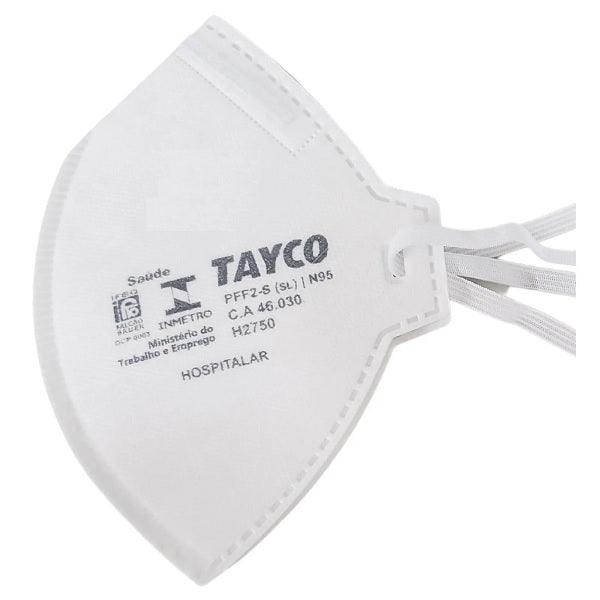 Máscara Hospitalar 4 Camadas PFF2-S Branco Equivalente a N95 CA46.030 sem Válvula - Tayco - Dental Access