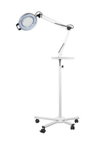 Lupa de Aluminio LED Tripe e Bandeja Autovolt - Estek - Dental Access