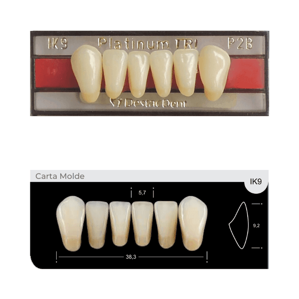 Dente Platinum Tri 03 Camadas Anterior IK9 Inferior-Imodonto - Dental Access