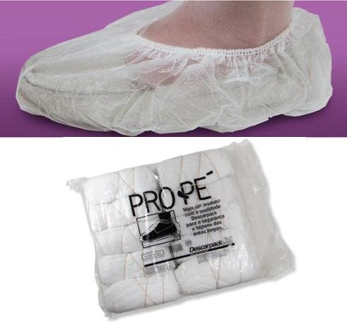 Pro Pé Sapatilha TNT Branco 100 Pares - Descarpack