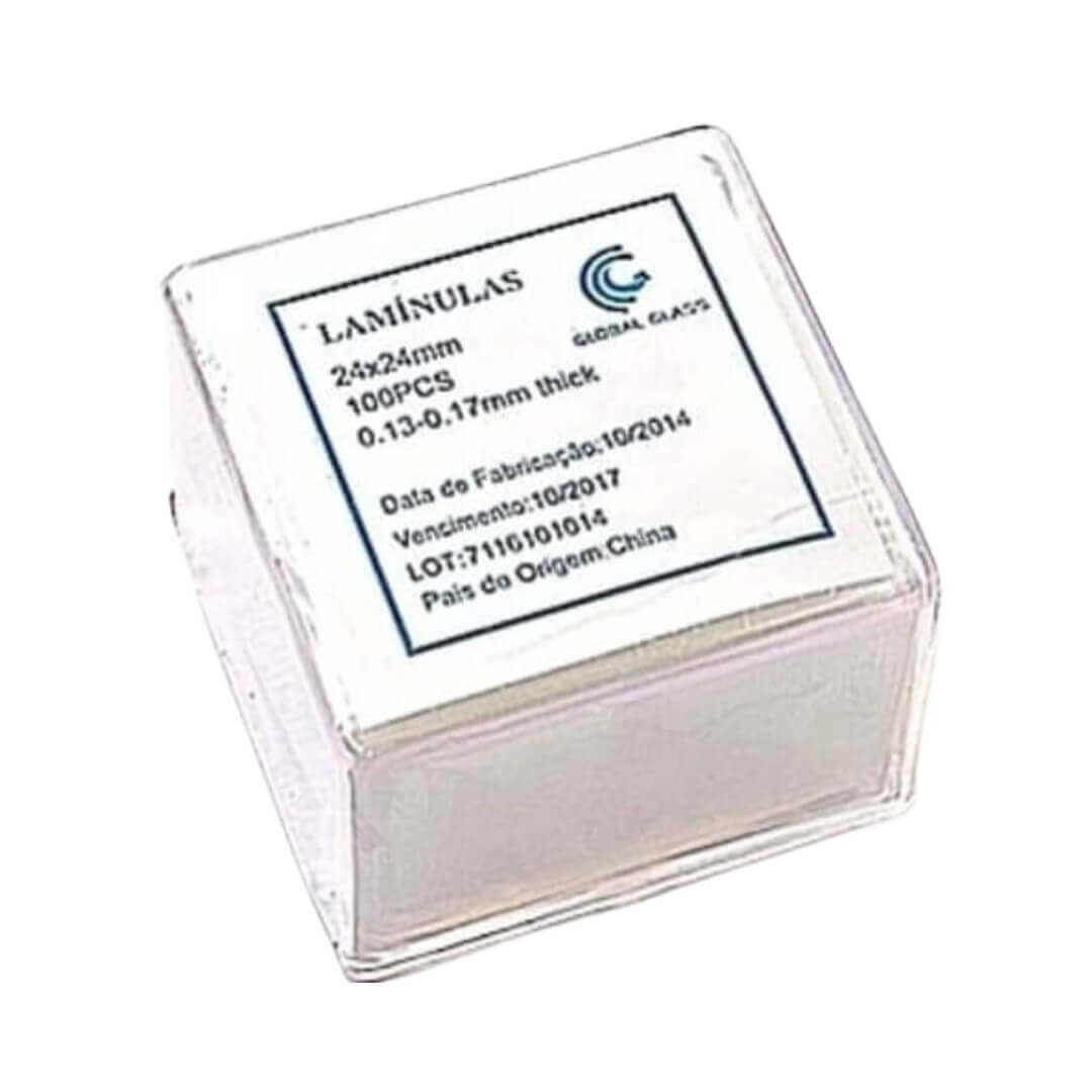 Lamínula de Vidro para Microscopia 100 UN - Global - Dental Access