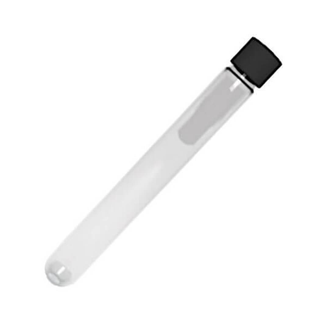 Tubo de Ensaio Vidro com Tampa Rosca Baquelite - Global - Dental Access