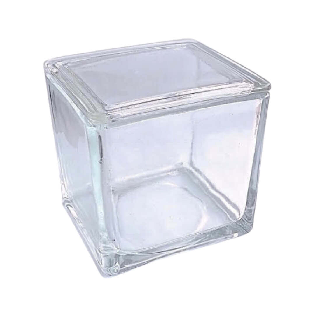 Cuba de Vidro com Tampa para Coloração - Global - Dental Access