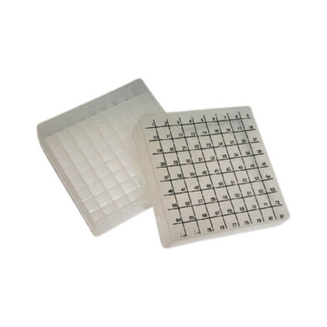 Criobox p/ Tubos de 2,0ml Tampa Destacável Numérico - Global - Dental Access