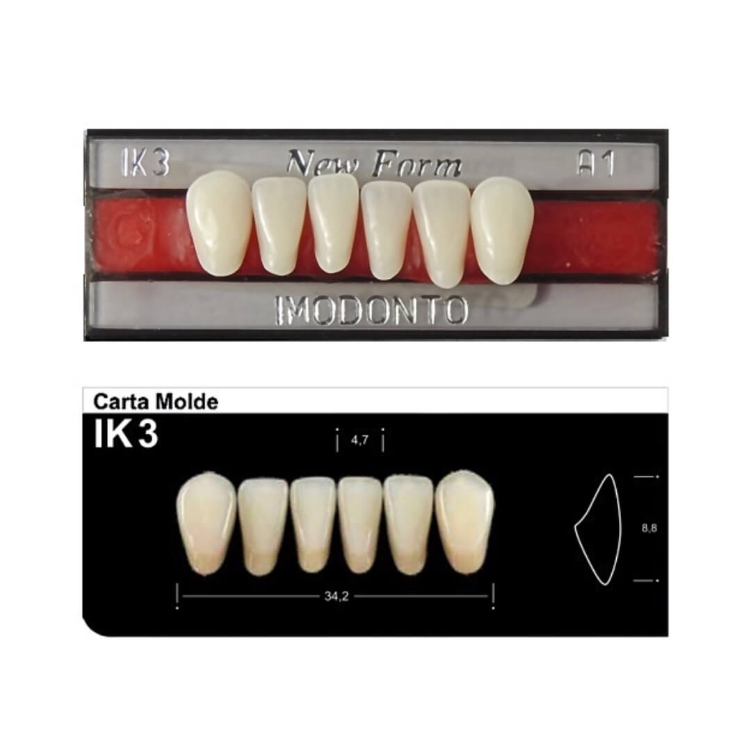 Dente New Form Anterior IK3 Inferior - Imodonto - Dental Access