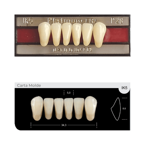 Dente Platinum Tri 03 Camadas Anterior IK5 Inferior-Imodonto - Dental Access