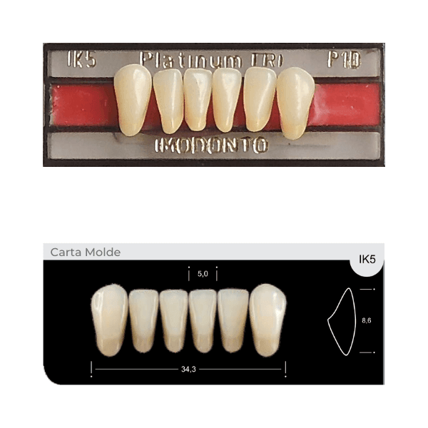 Dente Platinum Tri 03 Camadas Anterior IK5 Inferior-Imodonto - Dental Access