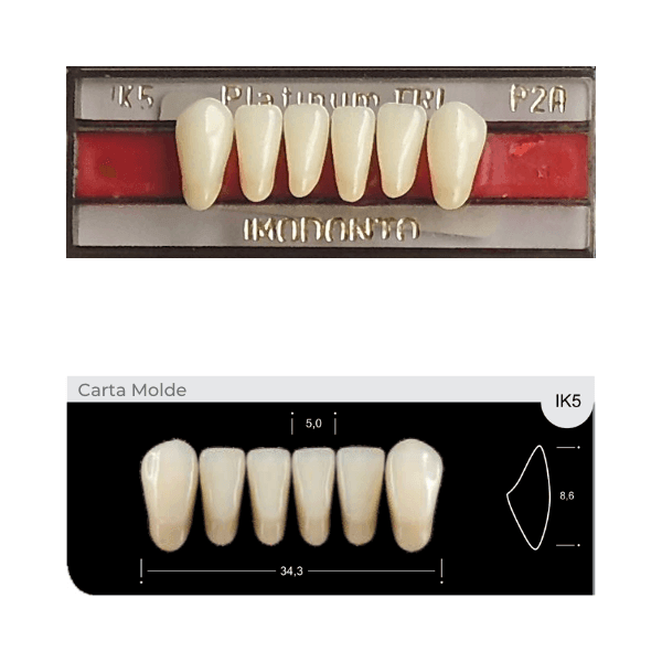 Dente Platinum Tri 03 Camadas Anterior IK5 Inferior-Imodonto - Dental Access