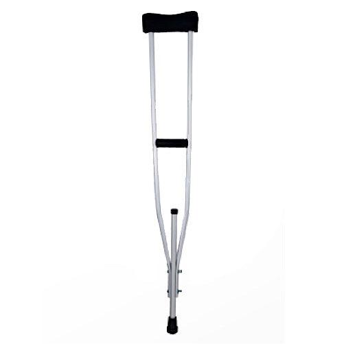 Muleta Axilar Alumínio Apoio Almofadado G (AXPG) - Indaiá - Dental Access