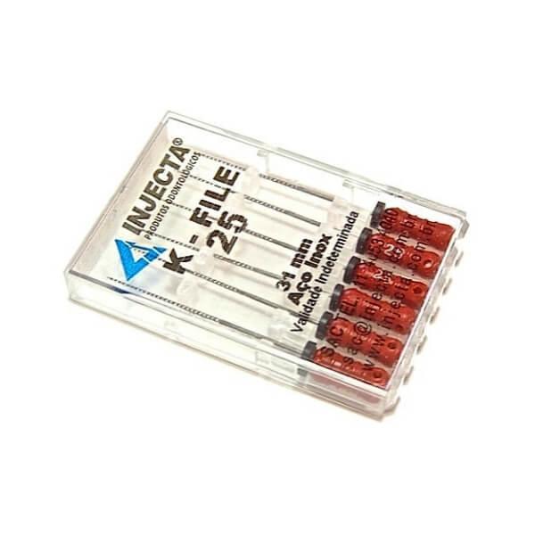 Lima K-File 31mm 1ª Série - Injecta - Dental Access