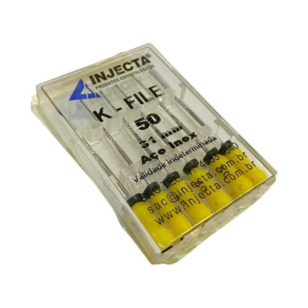 Lima K-File 31mm 2ª Série - Injecta - Dental Access