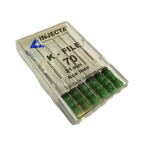 Lima K-File 31mm 2ª Série - Injecta - Dental Access