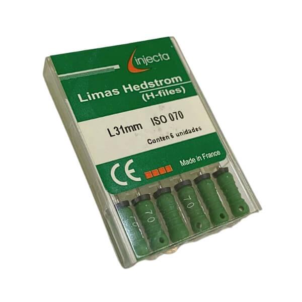 Limas Hedstrom 31MM Caixa com 6 Unidades - Injecta - Dental Access