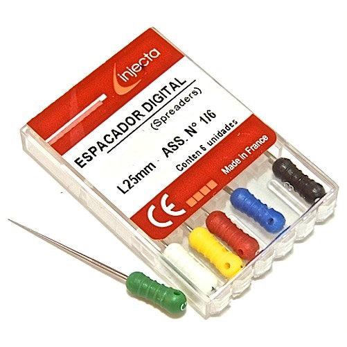 Espaçador Digital 1 a 6 25MM Caixa com 6 UNIDADES - Injecta - Dental Access