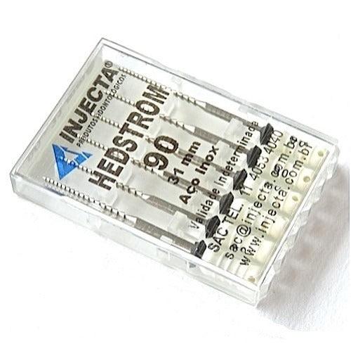Limas Hedstrom 90 31mm Caixa Com 6 Unidades - Injecta - Dental Access