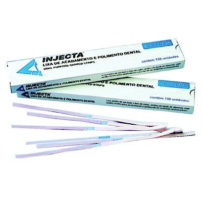 Tira de Lixa de Poliéster p/ Acabamento e Polimento Dental - Injecta - Dental Access