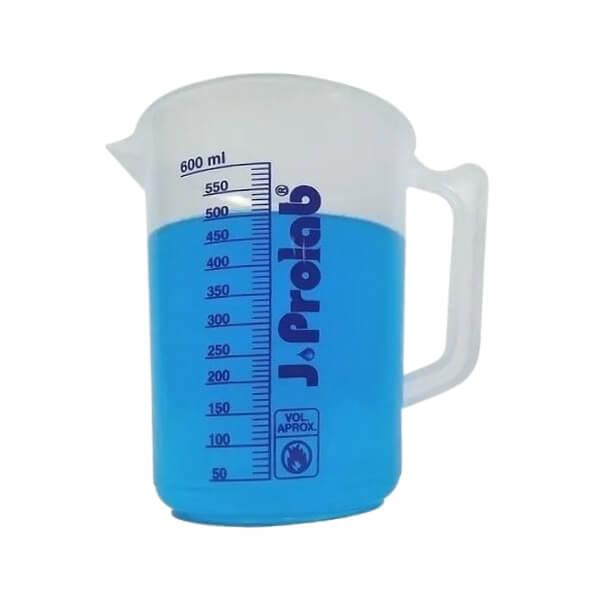 Copo Becker de PP Translúcido Graduado com Alça - Jprolab - Dental Access