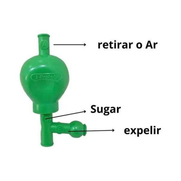 Pipetador de Segurança Verde - JPROLAB - Dental Access
