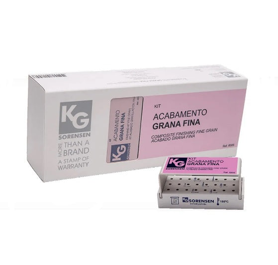 Kit Acabamento Grana Fina 6006 - KG Sorensen - Dental Access