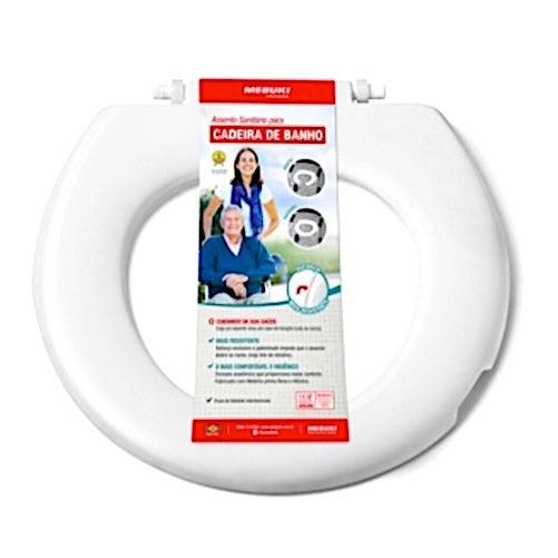 Assento Sanitário Fechado para Cadeira de Banho - Mebuki - Dental Access