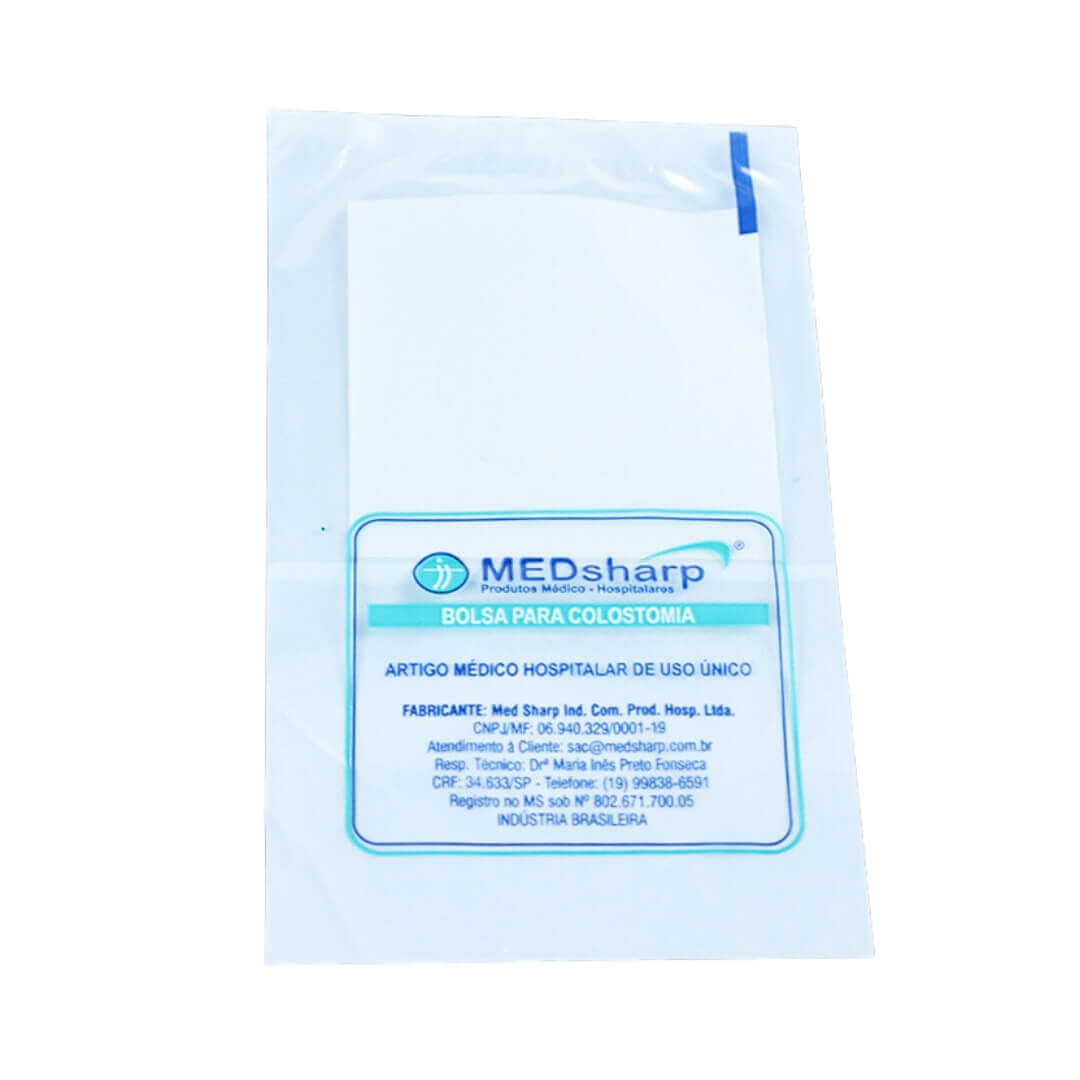Bolsa para Colostomia Estéril Simples Sistema Fechado - MedSharp - Dental Access