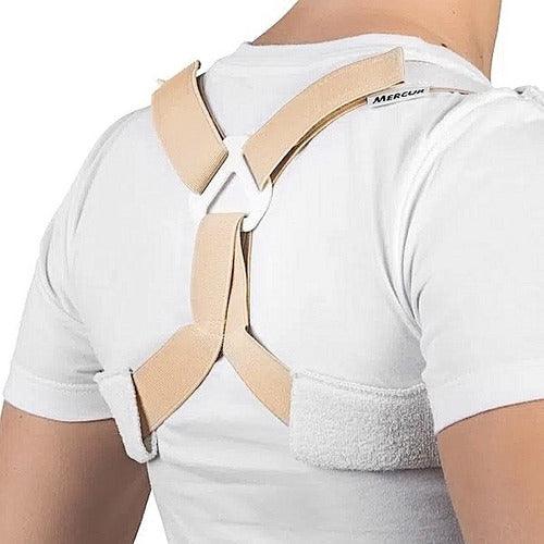 Corretor Postural Elástico Em 8 Bege - Mercur - Dental Access