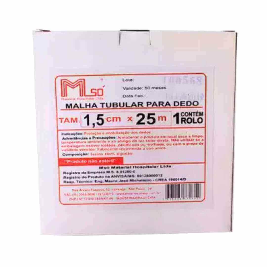 Malha Tubular para Dedo 1,5cmx25m - MSÓ - Dental Access