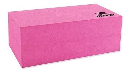 Bloco De Yoga Rosa Claro (22 X 8 X 10)cm - Muvin - Dental Access