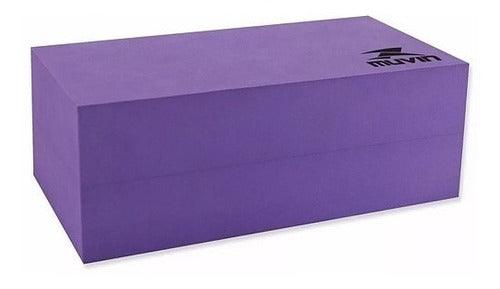 Bloco De Yoga Roxo (22 X 8 X 10)cm - Muvin - Dental Access