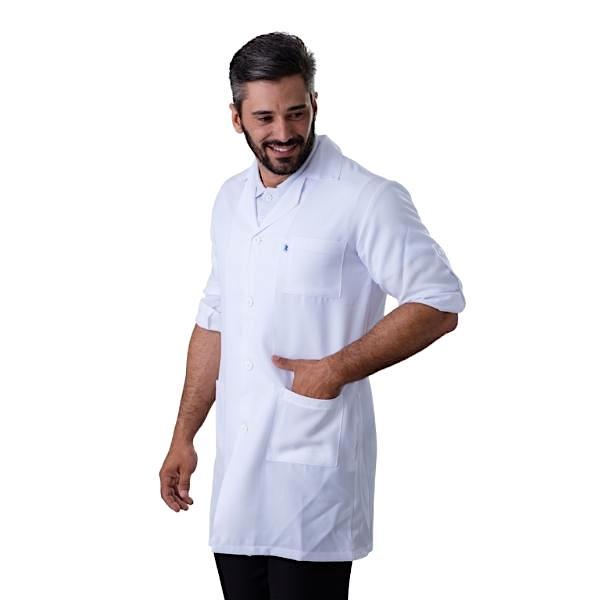 Jaleco Unisex Oxford Manga Longa Básico - Namastê - Dental Access