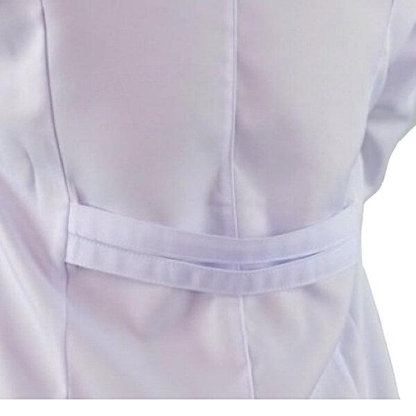 Jaleco Feminino Gabardine Branco Manga Longa Martigale 2 Tiras - Namastê - Dental Access