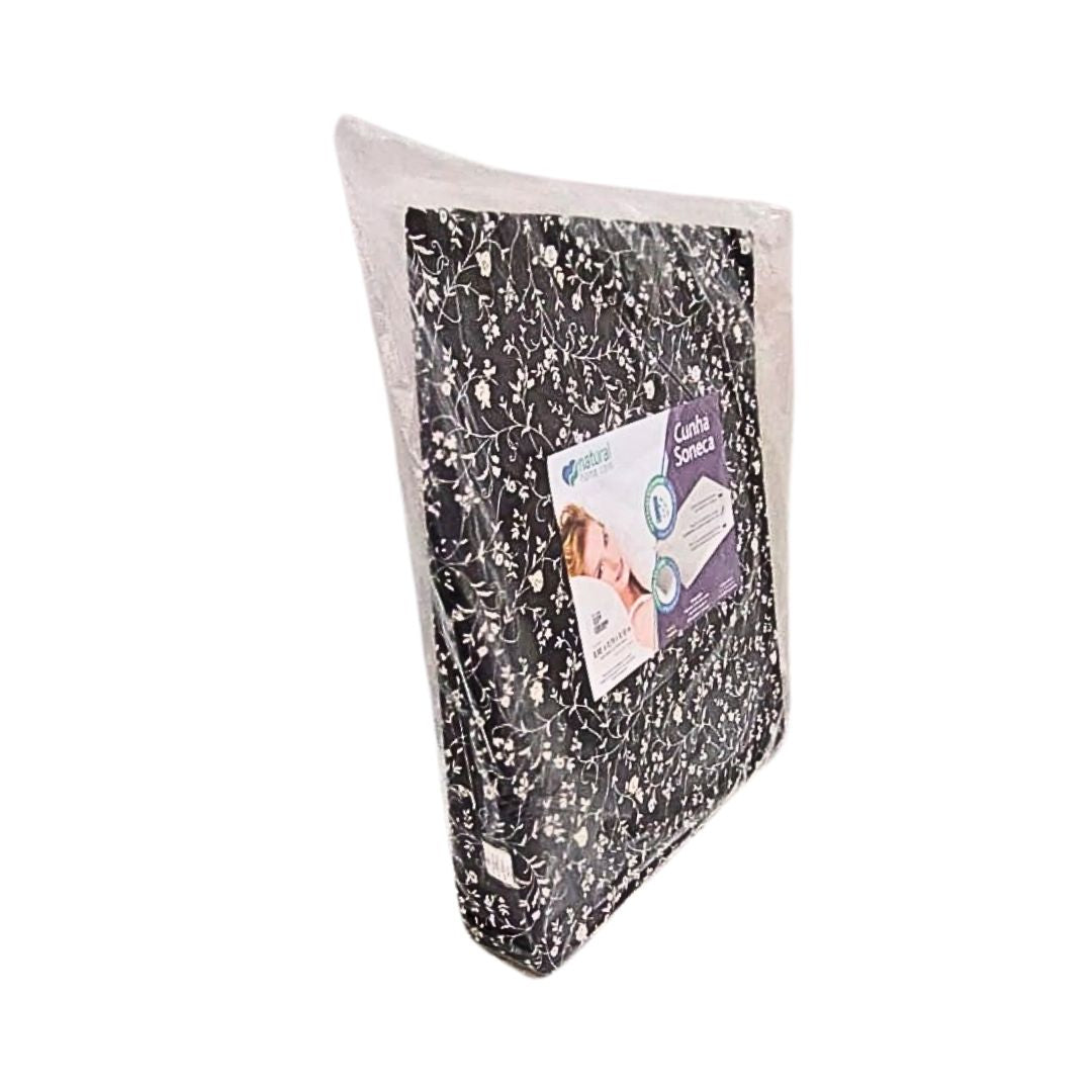 Cunha Soneca Almofada Anti-Refluxo Estampada - Natural - Dental Access