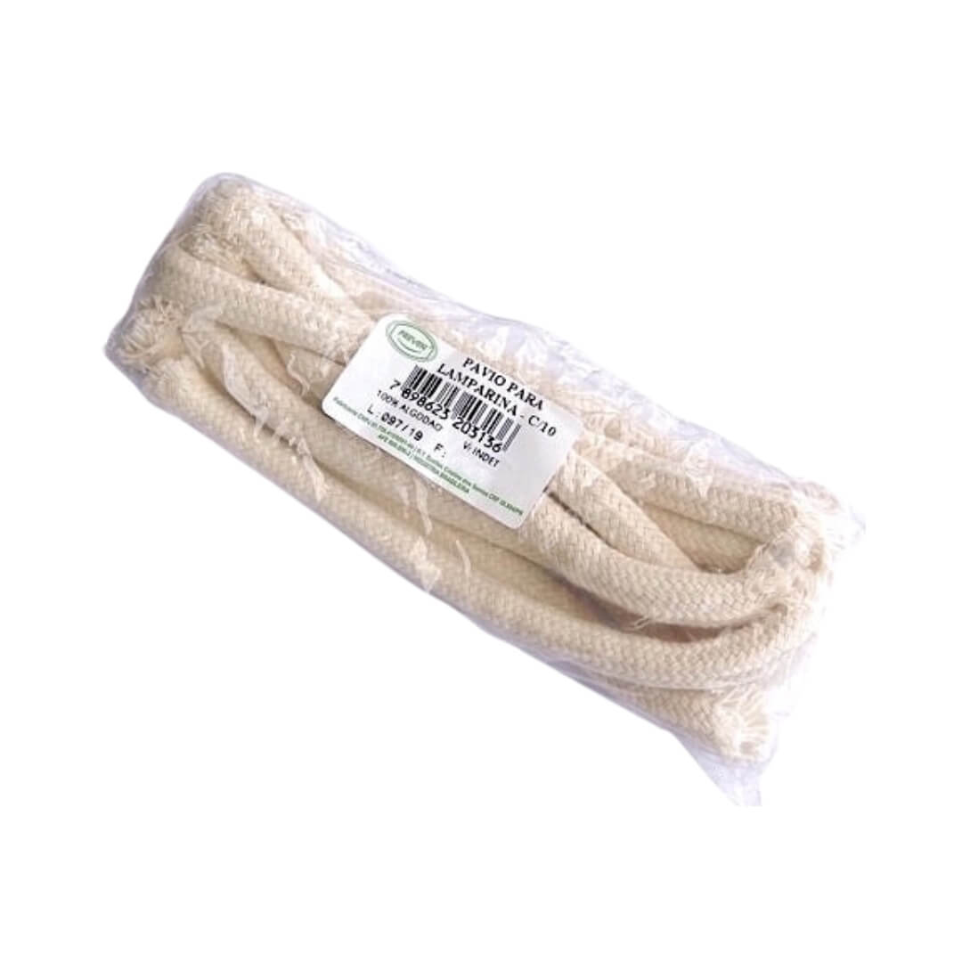 Pavio para Lamparina Pacote com 10UN - Preven - Dental Access