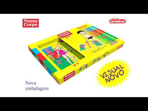 Nosso Corpo Brinquedo em MDF - Carimbas