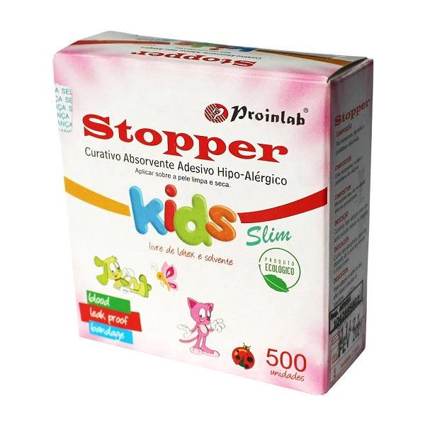 Curativo Stopper Slim Kids Colorido 500 Unidades - Proinlab - Dental Access