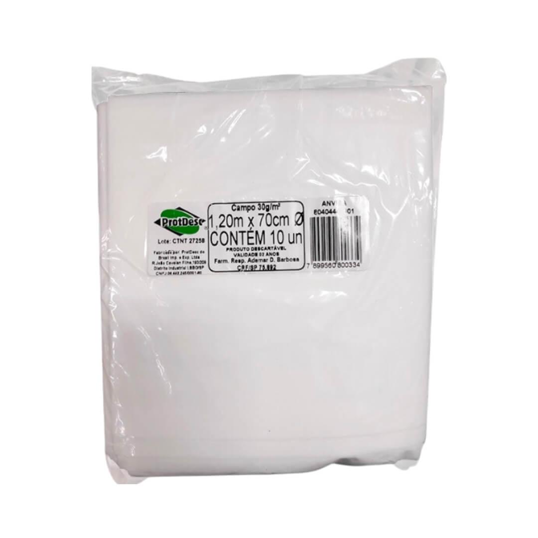 Campo Cirúrgico Branco GR30 TNT c/ 10 Unidades - Protdesc - Dental Access