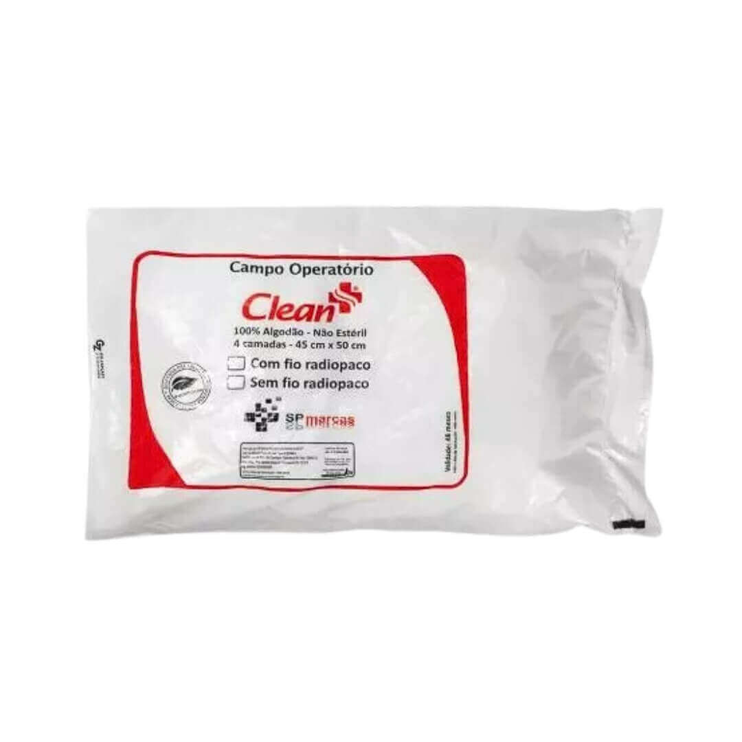 Campo Operatório Branco Não Estéril com Fio Radiopaco 50UN - SP Marcas - Dental Access