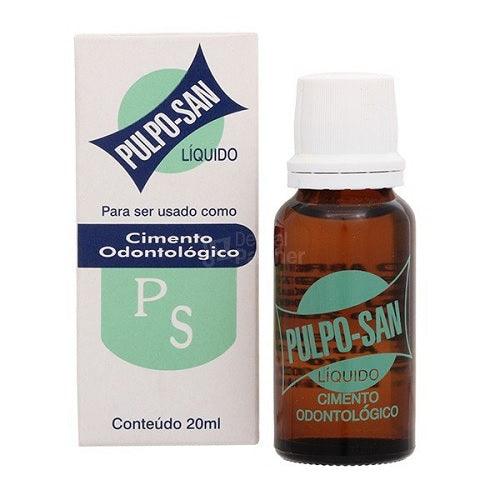 Pulpo-San Líquido Cimento Odontológico 20ml - Sswhite - Dental Access