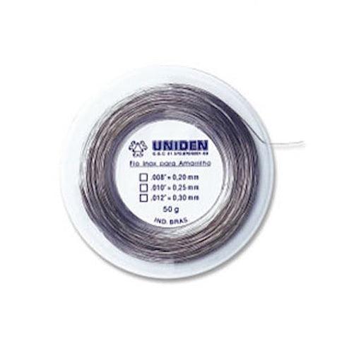 Fio Inox para Amarrilho Rolo 50g - Uniden - Dental Access