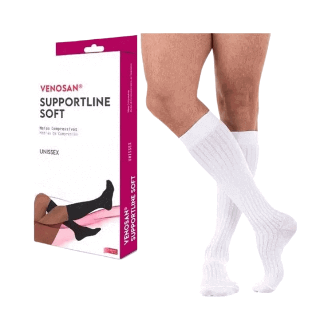 Meia AD Panturrilha Supportline 18-22mmHg Pé Fechado-Venosan - Dental Access