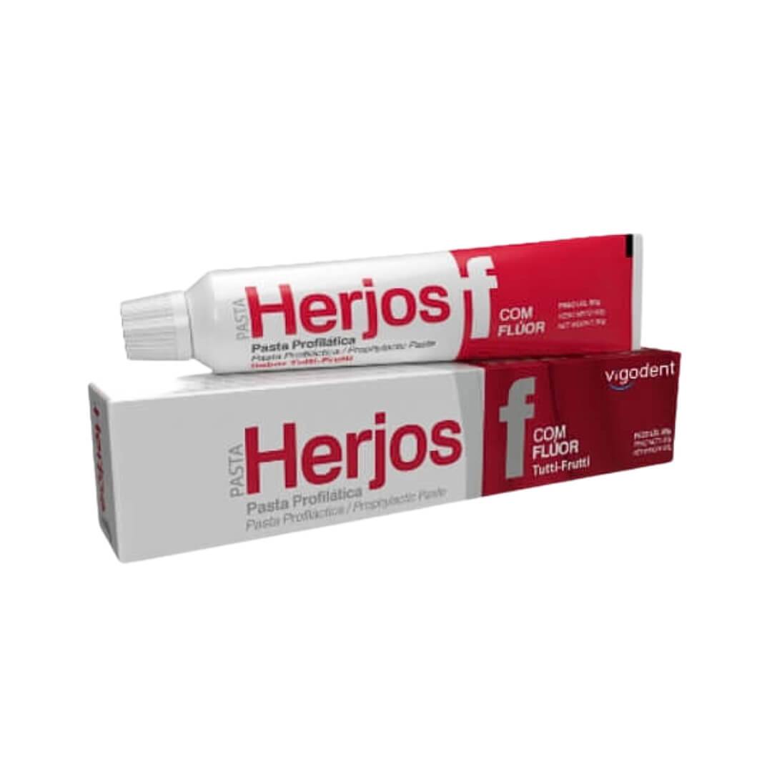 Pasta Profilática Herjos Com Flúor 90g - Vigodent - Dental Access